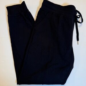 Zyia Active Black Everyday Joggers Womens XL High Rise Drawstring Sweatpants